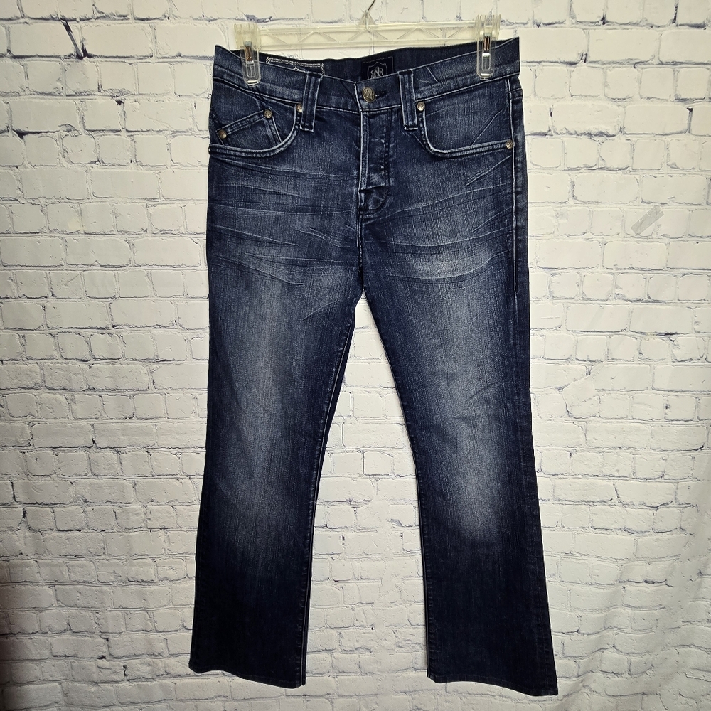 Rock & Republic Indigo Buttonfly Boot cut Denim Jeans 33